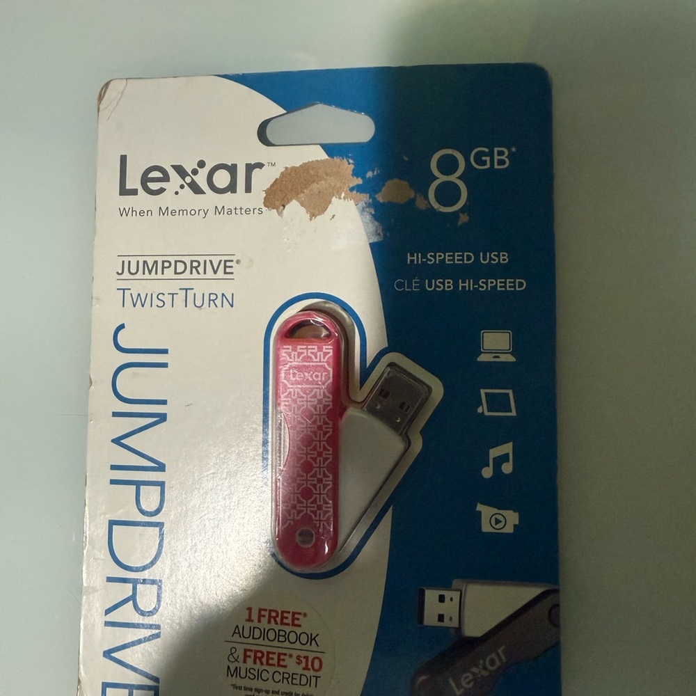 JumpDrive TwistTurn 8GB USB - Red